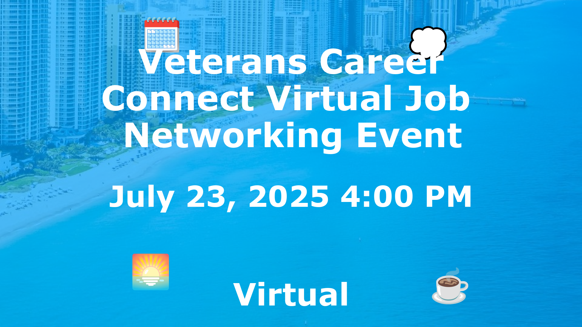 Veterans Career Connect Virtual Job  Networking Event event image
